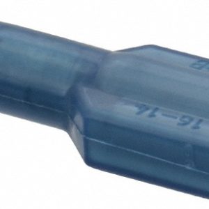 THOMAS & BETTS Wire Disconnect: Female, Blue, Nylon, 16-14 AWG, 1/4" Tab Width 14RB-2577C