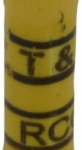 THOMAS & BETTS Butt Splice Terminal: Fully Insulated Vinyl, Crimp-On Connection 2RC10X