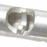 THOMAS & BETTS Butt Splice Terminal: Crimp-On, Blue, 18 AWG Min, 14 AWG Max, Non-Insulated 2B-14