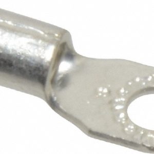 THOMAS & BETTS D Shaped Ring Terminal: Non-Insulated, 12 to 10 AWG, Crimp Connection C10-8-SK