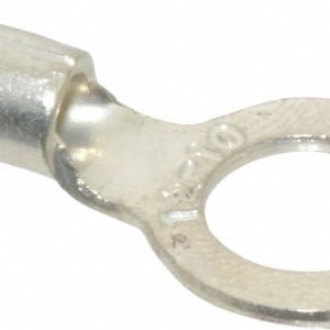 THOMAS & BETTS D Shaped Ring Terminal: Non-Insulated, 12 to 10 AWG, Crimp Connection C10-516