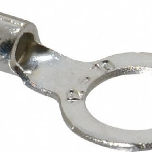 THOMAS & BETTS D Shaped Ring Terminal: Non-Insulated, 12 to 10 AWG, Crimp Connection C10-38
