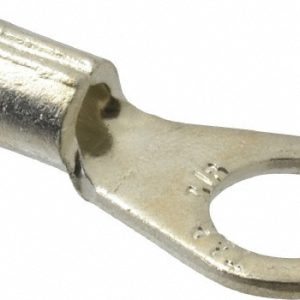 THOMAS & BETTS Circular Ring Terminal: Non-Insulated, 8 AWG, Crimp Connection D8-38