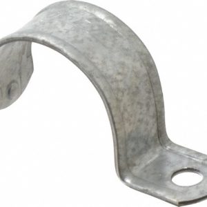 THOMAS & BETTS 2" Pipe, Steel, Zinc Plated" Pipe or Conduit Strap TS106