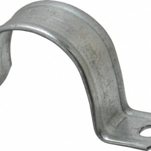 THOMAS & BETTS 2" Pipe, Steel, Zinc Plated" Pipe or Conduit Strap HS106
