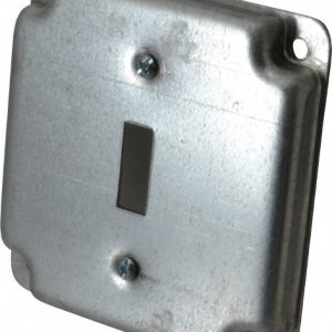 THOMAS & BETTS Surface Electrical Box Cover: Steel RS-9