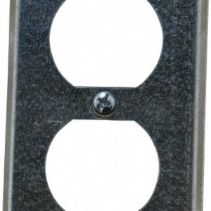THOMAS & BETTS Device Electrical Box Cover: Steel 58-C-7