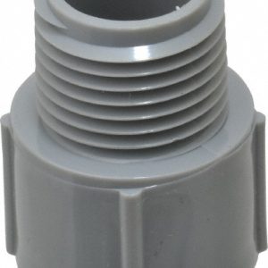 THOMAS & BETTS Conduit Male Adapter: For Rigid, Polyvinylchloride, 1/2" Trade Size E943D