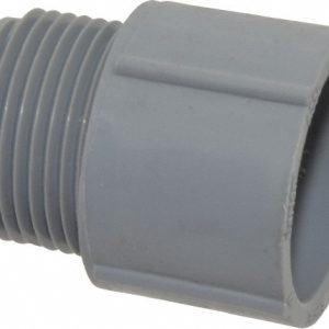 THOMAS & BETTS Conduit Male Adapter: For Rigid, Polyvinylchloride, 3/4" Trade Size E943E