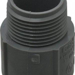 THOMAS & BETTS Conduit Male Adapter: For Rigid, Polyvinylchloride, 1" Trade Size E943F