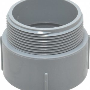 THOMAS & BETTS Conduit Male Adapter: For Rigid, Polyvinylchloride, 2" Trade Size E943J