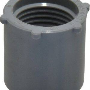 THOMAS & BETTS Conduit Female Adapter: For Rigid, Polyvinylchloride, 1/2" Trade Size E9842D
