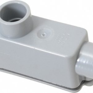 THOMAS & BETTS LB Body, 1/2" Trade, IMC, Rigid PVC Conduit Body E986D