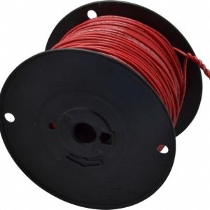 SOUTHWIRE Machine Tool Wire: 18 AWG, Red, 500' Long, Polyvinylchloride, 0.108" OD 411010504