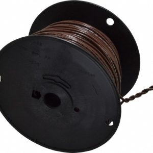 SOUTHWIRE Machine Tool Wire: 18 AWG, Brown, 500' Long, Polyvinylchloride, 0.108" OD 411010507