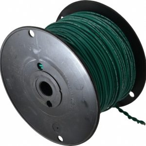 SOUTHWIRE Machine Tool Wire: 18 AWG, Green, 500' Long, Polyvinylchloride, 0.108" OD 411010505