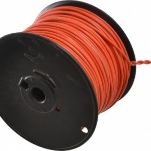 SOUTHWIRE Machine Tool Wire: 16 AWG, Orange, 500' Long, Polyvinylchloride, 0.12" OD 411020503