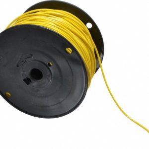 SOUTHWIRE Machine Tool Wire: 16 AWG, Yellow, 500' Long, Polyvinylchloride, 0.12" OD 411020502