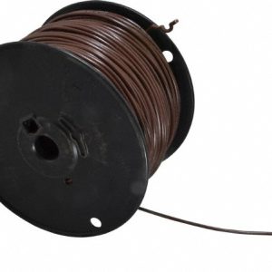 SOUTHWIRE Machine Tool Wire: 16 AWG, Brown, 500' Long, Polyvinylchloride, 0.12" OD 411020507
