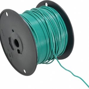 SOUTHWIRE Machine Tool Wire: 16 AWG, Green, 500' Long, Polyvinylchloride, 0.12" OD 411020505