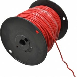 SOUTHWIRE Machine Tool Wire: 14 AWG, Red, 500' Long, Polyvinylchloride, 0.136" OD 411030504