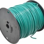 SOUTHWIRE Machine Tool Wire: 12 AWG, Green, 500' Long, Polyvinylchloride, 0.155" OD 411040505