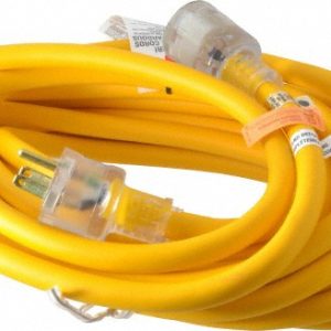 SOUTHWIRE 25', 14/3 Gauge/Conductors, Yellow Outdoor Extension Cord 1567SW0002