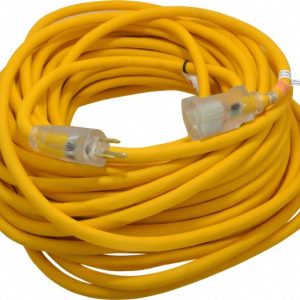 SOUTHWIRE 100', 12/3 Gauge/Conductors, Yellow Outdoor Extension Cord 1689SW0002