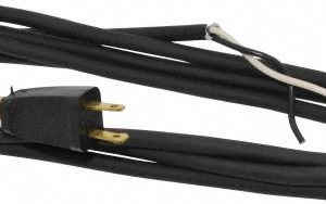 SOUTHWIRE 9', 16/2 Gauge/Conductors, Black Outdoor Replacement Cord 9854SW0008