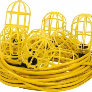 VALUE COLLECTION 10 Socket, 4 Conductor, 125 VAC, 15 Amp, Temporary String Light GL100-123MPC