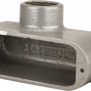 HUBBELL KILLARK Form 35, T Body, 1" Trade, IMC, Rigid Malleable Iron Conduit Body OT-3M