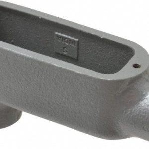 HUBBELL KILLARK Form 35, LB Body, 1/2" Trade, IMC, Rigid Malleable Iron Conduit Body OLB-1M