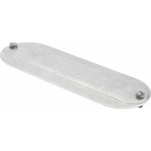 HUBBELL KILLARK 1-1/4" & 1-1/2" Trade, Aluminum Conduit Body Cover Plate OL-450