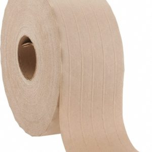 3M Packing Tape: 3" Wide, Natural, Water-Activated Adhesive 7010313035