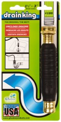 GT WATER PRODUCTS, INC. For 1-1/2 to 3 Inch Pipe, 6-3/8 Inch Cable Length, Handheld, Manual and Hand Drain Cleaner 186