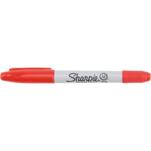 SHARPIE Permanent Marker: Red, Fine Tip 32002