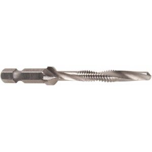GREENLEE 1/4-20, 3" Overall Length, 2" Drill Length, High Speed Steel Combination Drill and Tap Set LDTAP1/4-20