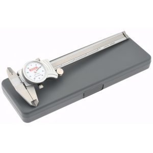 SPI Dial Caliper: 6'' Range, 0.001'' Graduation, 0.1'' per Revolution 12-041-0