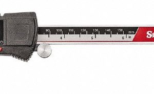 STARRETT Electronic Caliper: 150.00 mm, 6", 0.01 mm, 0.0005" Resolution, +/-0.02 mm, +/-0.0010" Accuracy, Stainless Steel 00142