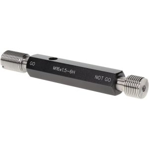 SPI Plug Thread Gage: M16x1.5 Thread, 6H Class, Double End, Go & No Go 37-198-9
