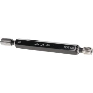 SPI Plug Thread Gage: M8x1.25 Thread, 6H Class, Double End, Go & No Go 37-191-4