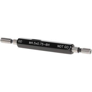 SPI Plug Thread Gage: M4.5x0.75 Thread, 6H Class, Double End, Go & No Go 37-186-4