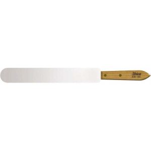 ALBION ENGINEERING Spatula: Stainless Steel, 1-1/2" Wide 258-10SL