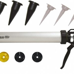 ALBION ENGINEERING Full Barrel Manual Caulk & Adhesive Applicator: 20 oz B12S20