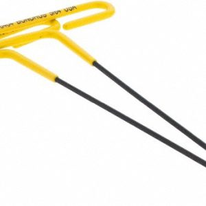 BONDHUS Hex Key: 5/64" Hex, Hex End, T-Handle Cushion Grip 46404