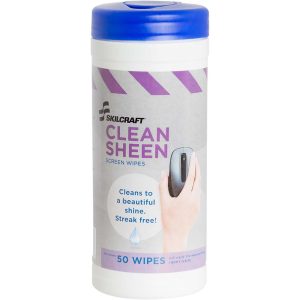 ABILITYONE Office Machine Supplies: Cleaning Wipes, White 7930014541138CS