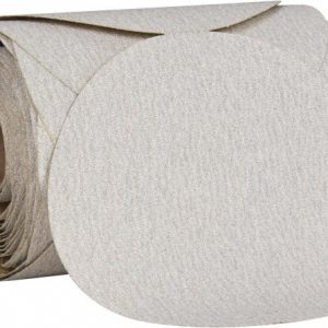 3M 6" Dia PSA Disc Roll: 80 Grit, Premium Ceramic Alumina 7100046309