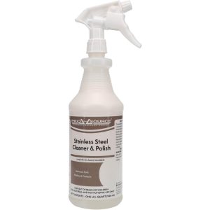 PRO-SOURCE Stainless Steel Cleaner & Polish: Liquid, 32 fl oz Bottle PS073600-12