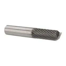 OSG Diamond Pattern Router Bit: 0.5" Dia, 1" LOC, 1/2" Shank Dia, End Mill 640-5003