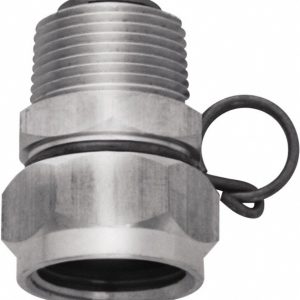 SANI-LAV 1 Piece, 3/4 GHT & 3/4 GHT MNPT x FGHT, Stainless Steel Reusable Hose Male Swivel Fitting N17S